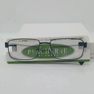 NWT MEN'S PEACHTREE EYEGLASS FRAMES PT92 BLACK